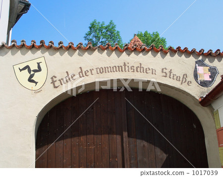 Füssen "The end of the Romantic Road" sign Füssen "The end of the Romantic Road" sign 1017039