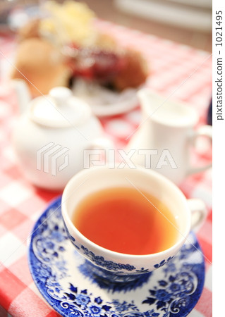 tea, checkered pattern, afternoon tea 1021495