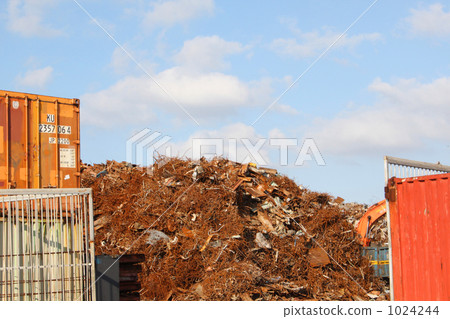 scrap, scrap iron, industrial waste 1024244