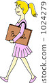 Shopping girl illustration 1024279