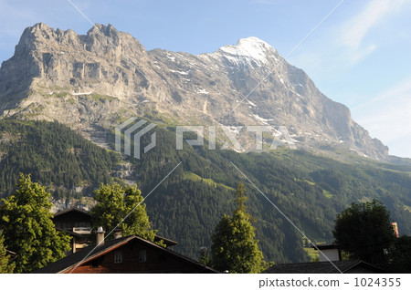 Looking at Eiger from Grindelwald · · ·. Looking at Eiger from Grindelwald · · ·. 1024355