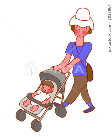 In a stroller 1028964