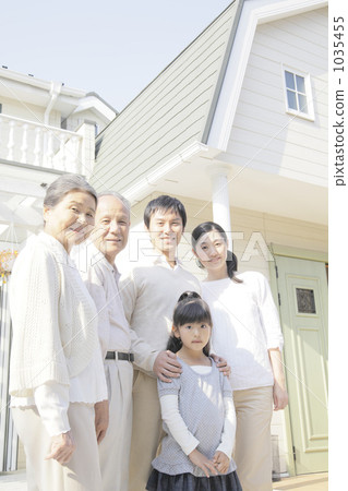家 三代人 家庭 1035455