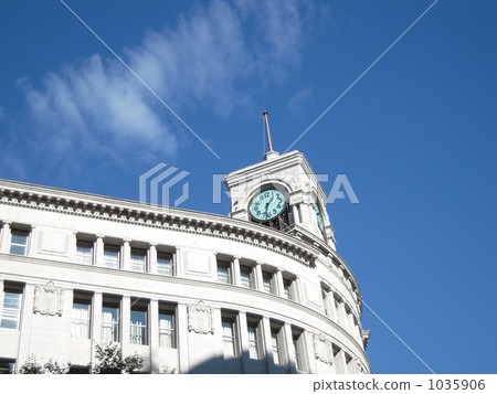 鐘樓 藍天 中日 1035906