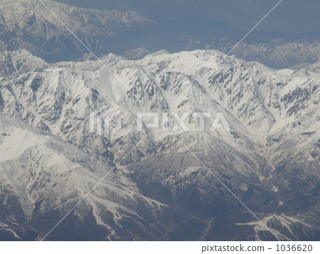 Hakuba from airplane Hakuba from airplane 1036620