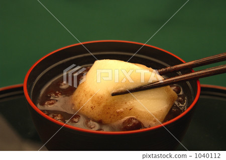 red bean soup, oshiruko, mochi 1040112