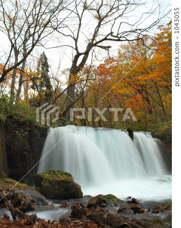 銚子大滝 山溪 山澗 1043055