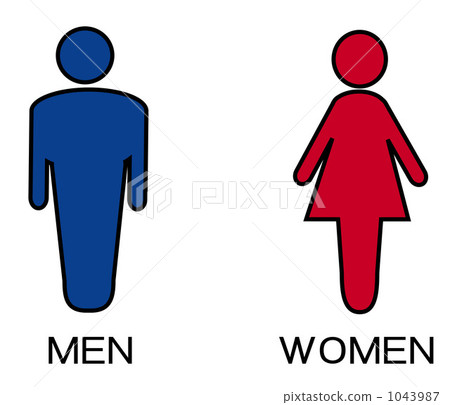廁所標記(按性別分列) 廁所標記(按性別分列) 1043987