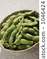 綠色大豆的邊緣 1046424