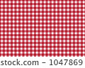 Gingham check (red) 1047869