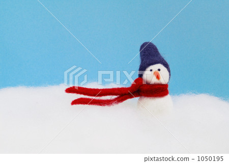 紅色圍巾雪人 1050195