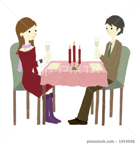 Couple during dinner Couple during dinner 1054898