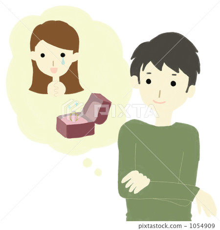 A man thinking about gifts for lovers 1054909