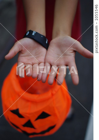 兩隻手 南瓜 袋子 1055546