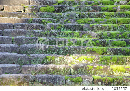 iwakiyama shrine, stone steps, stair 1055557