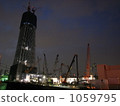 skytree tower, oshiage, building site 1059795