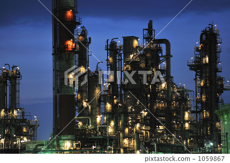 工廠 夜景 京濱工業區 1059867