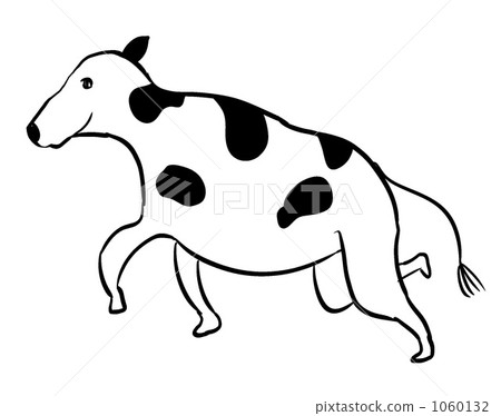 Running cow Running cow 1060132