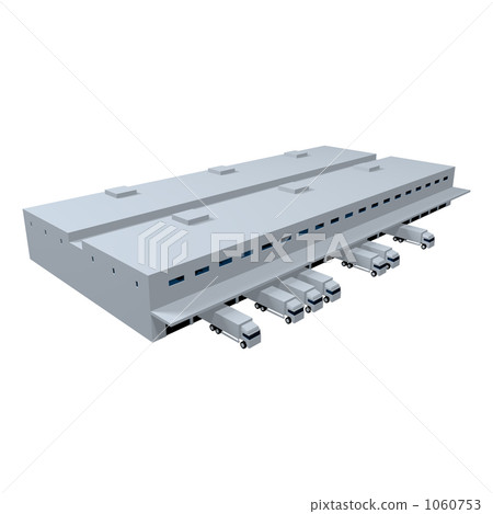 Distribution center (with tracks, pattern 2) Distribution center (with tracks, pattern 2) 1060753