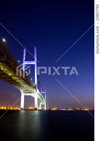 Yokohama Bay Bridge Evening Scenery 1060798