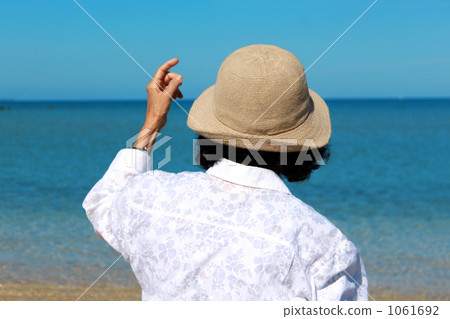 person, senior, back view 1061692