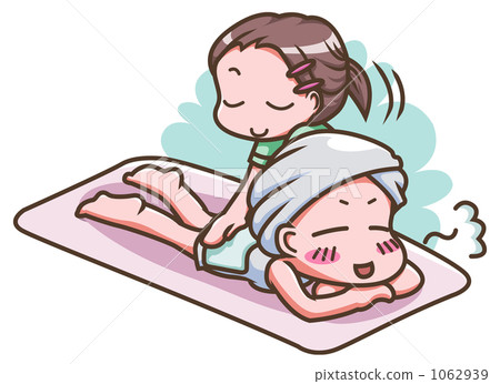 Illustration receiving an esthetic massage 1062939
