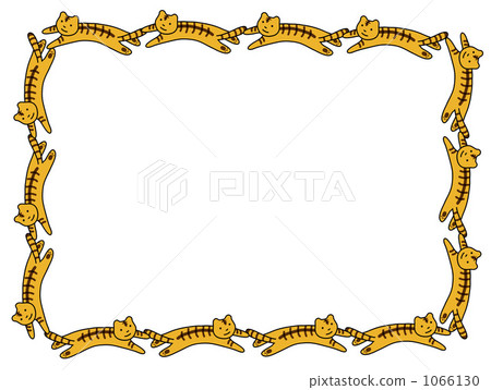 frame, tiger, tigers - Stock Illustration [1066130] - PIXTA