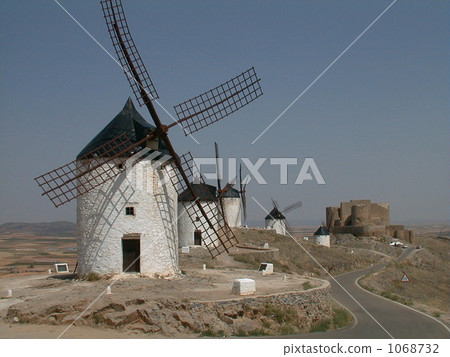 White windmill of Ramancha 1068732