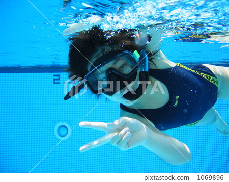 In the pool. 1069896