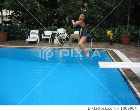 In the pool. 1069904