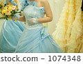 Color dress blue 1074348