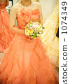 Color Dress Salmon Pink 1074349