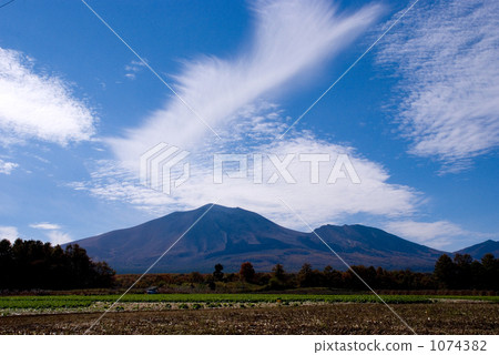 Mt. Asama in the early autumn 1074382