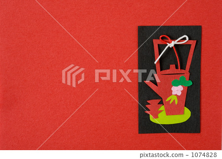 Paper paper cutting of Japanese paper Sacrifice set 1074828