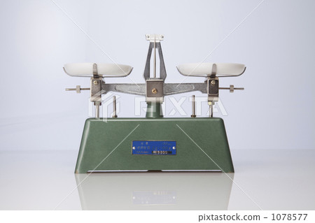 图库照片: 刻度 天平秤盘 白色背景