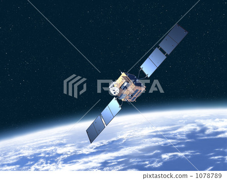 Telecommunication satellite, communication satellite, Artificial Satellite 1078789