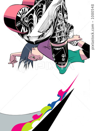 inline skates, illustration, child 1080548