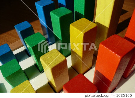 Colorful wood block Colorful wood block 1085160