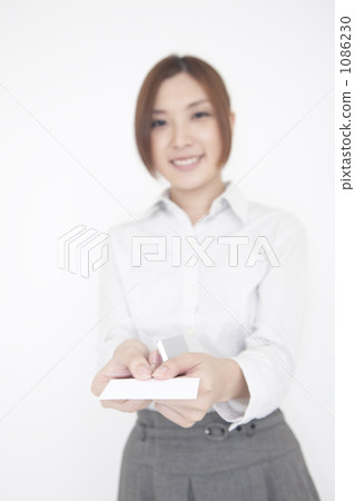 提出名片的OL 1086230