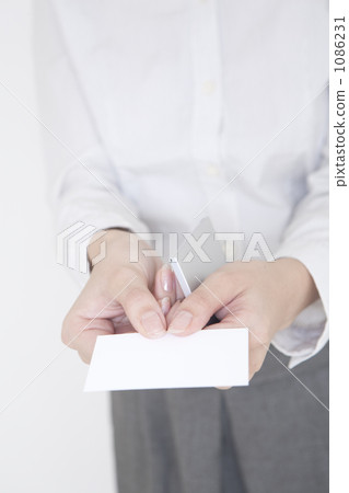 提出名片的OL的手 提出名片的OL的手 1086231