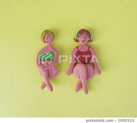 Two swimwear women Two swimwear women 1089320