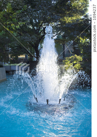 fountain, water fountain, sheet of spray 1094237