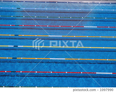 車道標誌 水池 天藍色 1097990