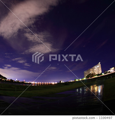 長良河夜景 1100497