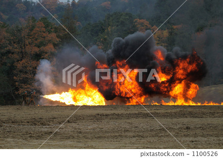 Flame radiation 1100526