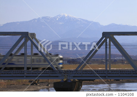 railway bridge, hokuriku line, hakusan 1104108