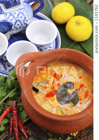 泰國烹調紅色咖哩 1105762