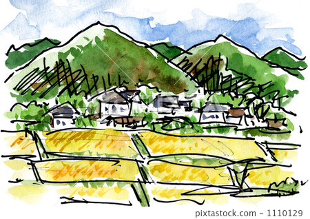 Golden rice field 1110129