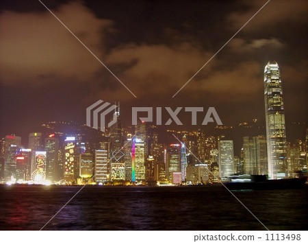 Night view of Hong Kong 1113498