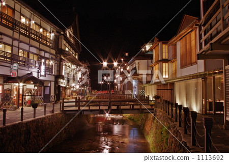 Ginzan溫泉夜視圖 1113692